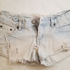 Bongo Distressed Denim Shorts Sz 3